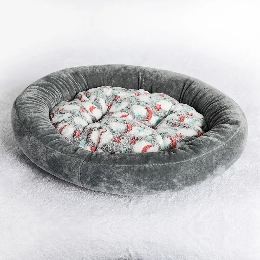 Кровать для домашних собак согревающий собачий дом мягкий материал гнездо корзины для собак осень и зима теплый питомник матрас товары для домашних животных Мода