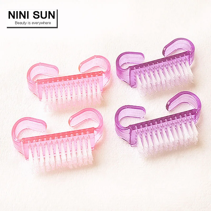 

New Trendy Nail Dust Shape Clean Plastic Manicure Small Design Art Horn Shape Clean Plastic Manicure Small Design Nail art tool
