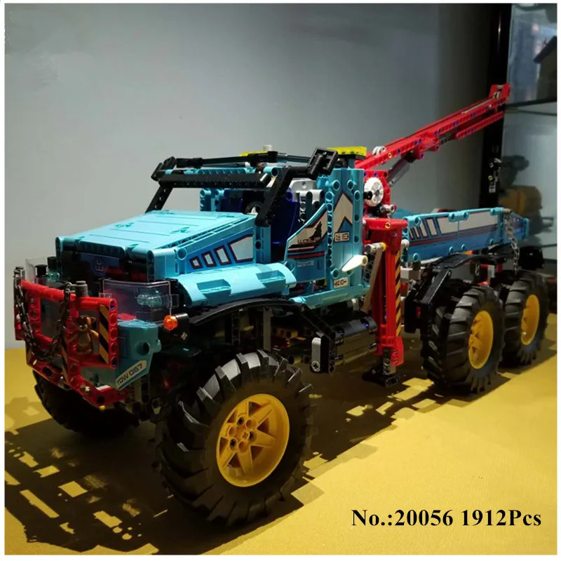 

IN STOCK H&HXY 20056 1912Pcs The Ultimate All Terrain 6X6 Remote Control Truck Set Building Blocks Bricks Toys Model 42070