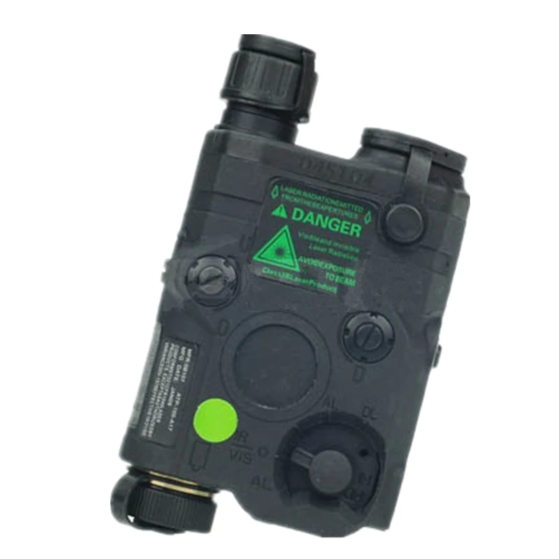 US $61.98 Tactical flashlight ANPEQ15 Upgrade Version LED White light Green laser with IR Lenses BLACK DE