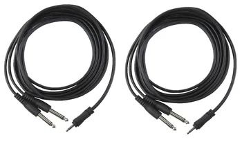 

STARAUDIO SMJC-240CM 2 Pcs 8 FT(2.4M) 3.5mm Male Stereo to Dual 1/4'' Male Mono Cord Cables