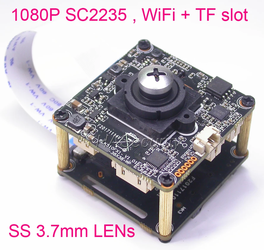 Особая 3 7 мм линза WiFi 1080P 1/2.7 &quotSmartSens SC2235 CMOS датчик изображения IPC510 IP камера CCTV
