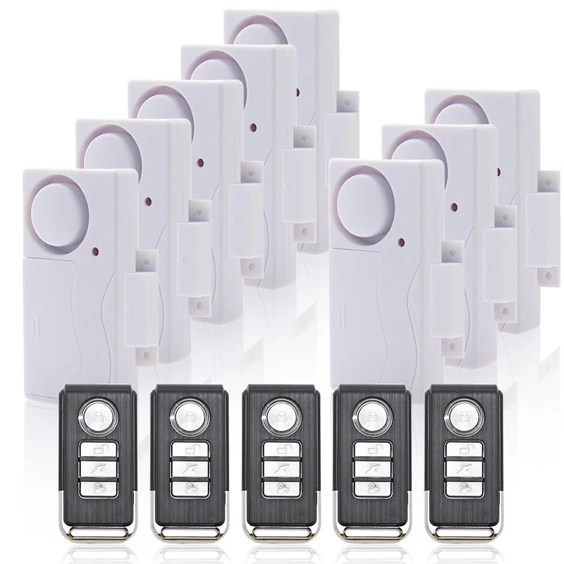 

Wireless Home Security Window Door Burglar Alarm Magnetic Sensor Motion Detector with Remote Control Free Shipping