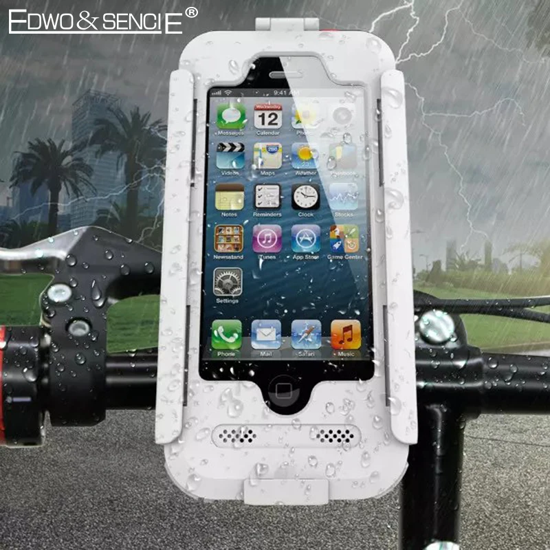 imágenes para Edwo impermeable caja del teléfono para apple iphone 6 6 s 7 más 5 5S SÍ Bicicleta Manillar de La Motocicleta Top Front Mount Bracket titular imágenes para Edwo impermeable caja del teléfono para apple iphone 6 6 s 7 más 5 5S SÍ Bicicleta Manillar de La Motocicleta Top Front Mount Bracket titular