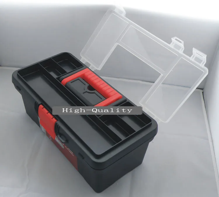 12.5 inch plastic tool box with handle, tray,compartment, storage and  organizers G-510 toolbox 32*18*13CM - AliExpress