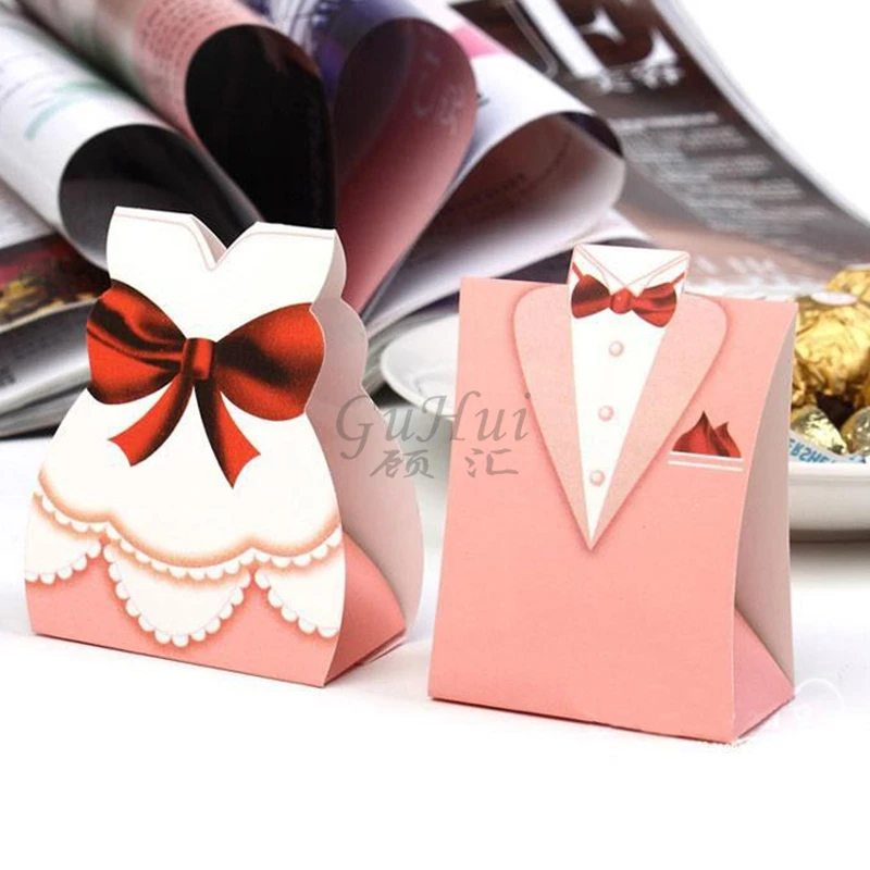 Romantic font b Wedding b font European Pink font b Bridal b font Bride Groom Tuxedo
