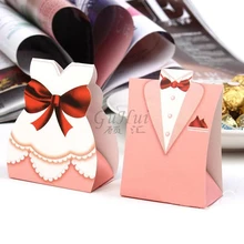 Romantic font b Wedding b font European Pink font b Bridal b font Bride Groom Tuxedo