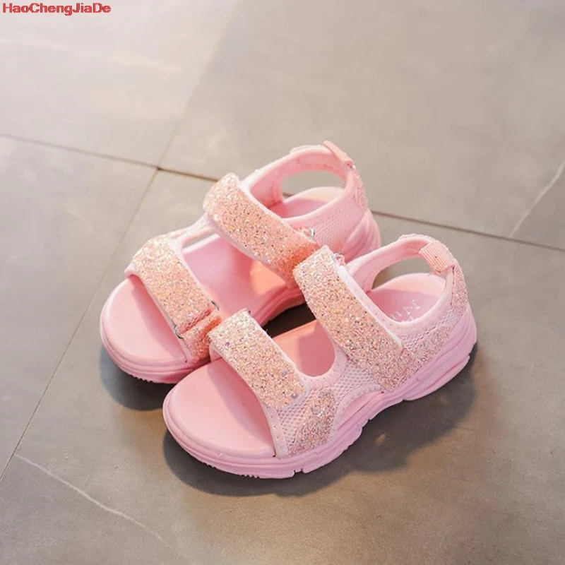 Дети haochengjiade пляжные сандалии для мальчика девочки летние сандалии Детская нескользящая обувь Детская уличная обувь спортивная обувь сандалии