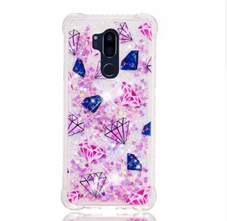 Блестящая Динамическая фотография для LG V20 V30 K8 K10 2018 K4 2017 Q Stylus Stylo 4 3 LS777 бампер с