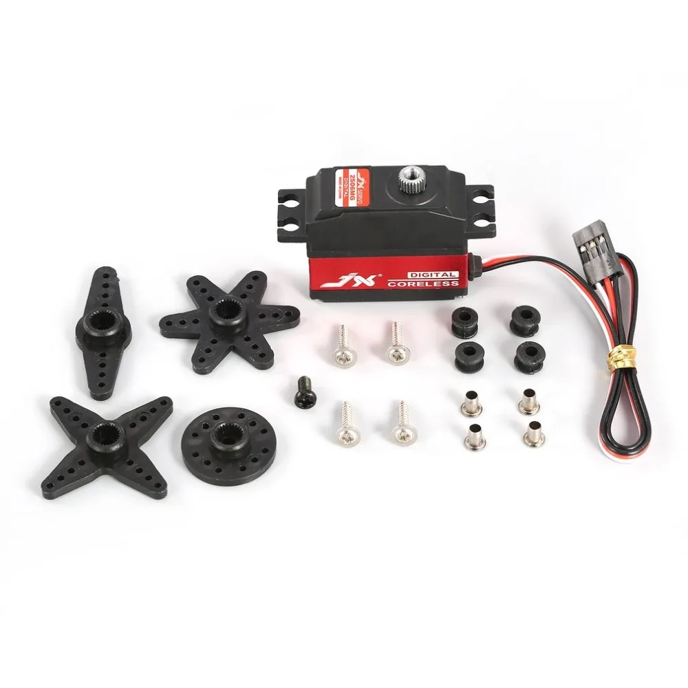 

JX PDI-2506MG 25g Metal Gear Digital Servo Coreless Motor for RC 450 500 Helicopter Fixed-wing Airplane