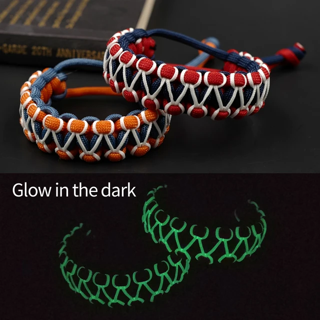 Adjustable Survival Emergency Glow in the Dark 550 Paracord