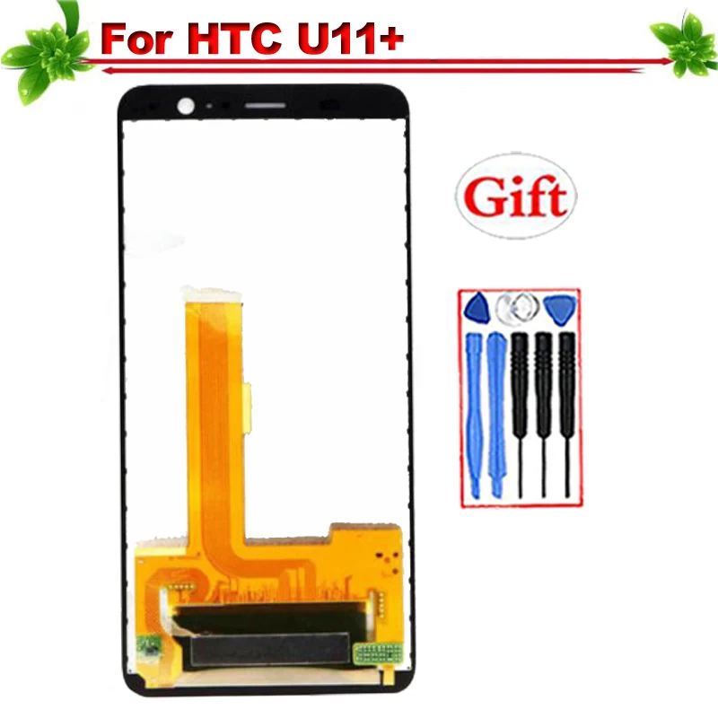 

6" 100% Tested for HTC U11 Plus LCD Display Touch Screen Digitizer Assembly Replacement for HTC U11+ LCD Display