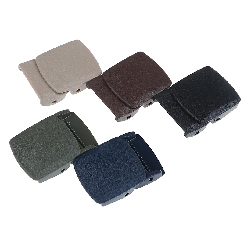 

Plastic 32mm Belt Buckle For Men's Belt Canvas Belt DIY Accessories Cosplay Military Adjustable Tied Nylon Webbing