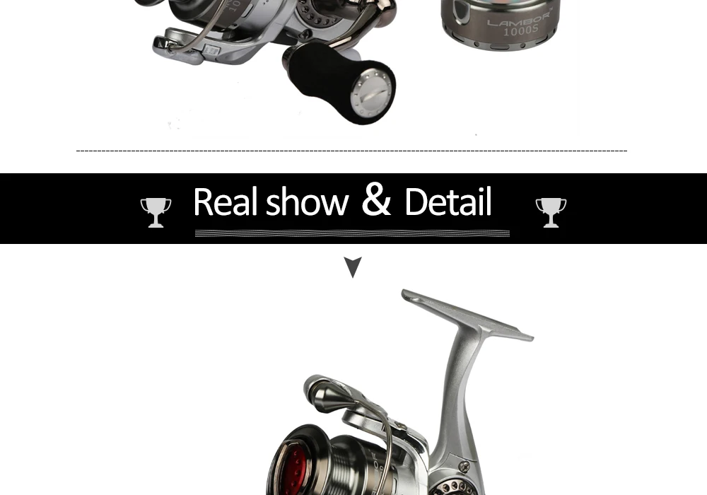 Carretel de Pesca Molinete de Pesca com Carretel de Reposição Bobina de Mar Haibo Marca Lambor Isca s 20 Metal Max Arraste 6.5kg 5.2: 1 10 8 Cheap Carretilhas de pesca