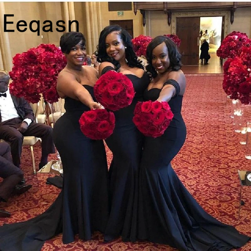 Blue and red bridesmaid cheap dresses