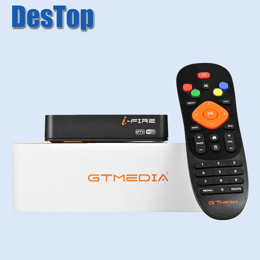 5 шт. ТВ приставка GTMedia Ifire цифровой декодер FULL HD 1080P (H.265) встроенный модуль Wi Fi