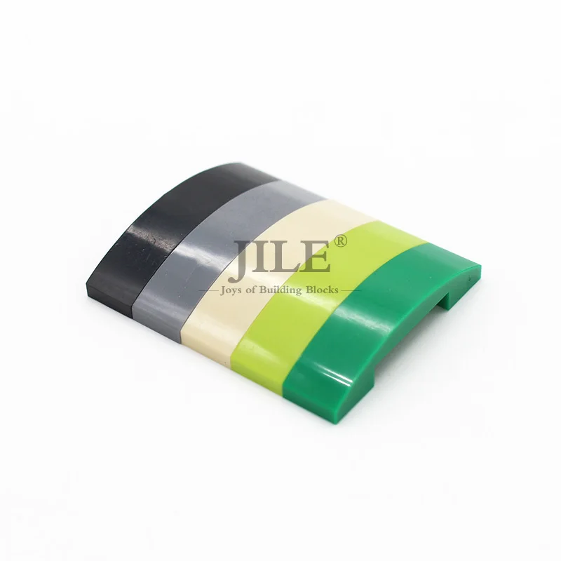 

Free Shipping Moc Slope Curved 4 x 1 Double No Studs 93273 DIY Building Block Bricks Compatible Assembles Particles
