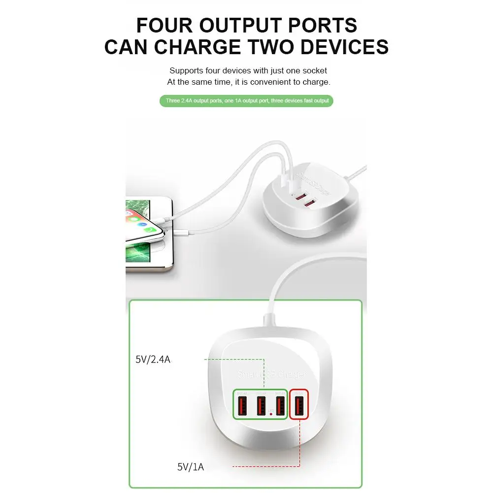 100-240 в несколько USB настенных зарядных устройств 4 порта USB адаптер для путешествий все в одном USB зарядное устройство штепсельная Вилка для путешествий зарядное устройство для телефона EU US UK AU вилка