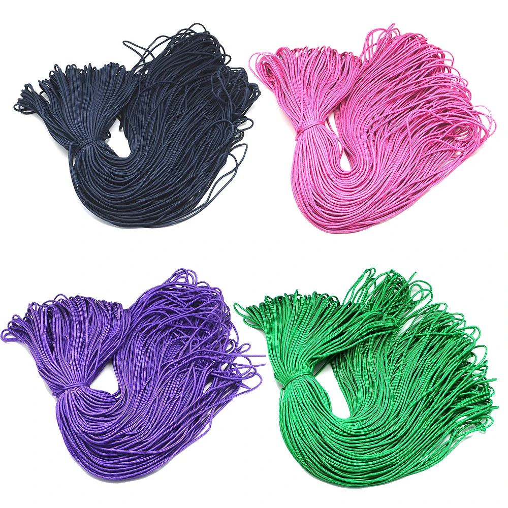 

2mm about 100m/bundle Rock Climbing Ropes Polyester & Polypropylene Paracord for Jewelry Making Diy Beadwork Jewelry Accessory