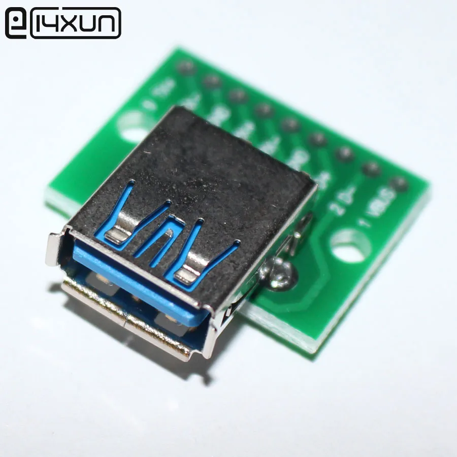

1pcs MICRO USB 3.0 Female Plug jack to DIP Adapter Connector 2.54mm Welded PCB Converter Pinboard for Cellphone Data Line