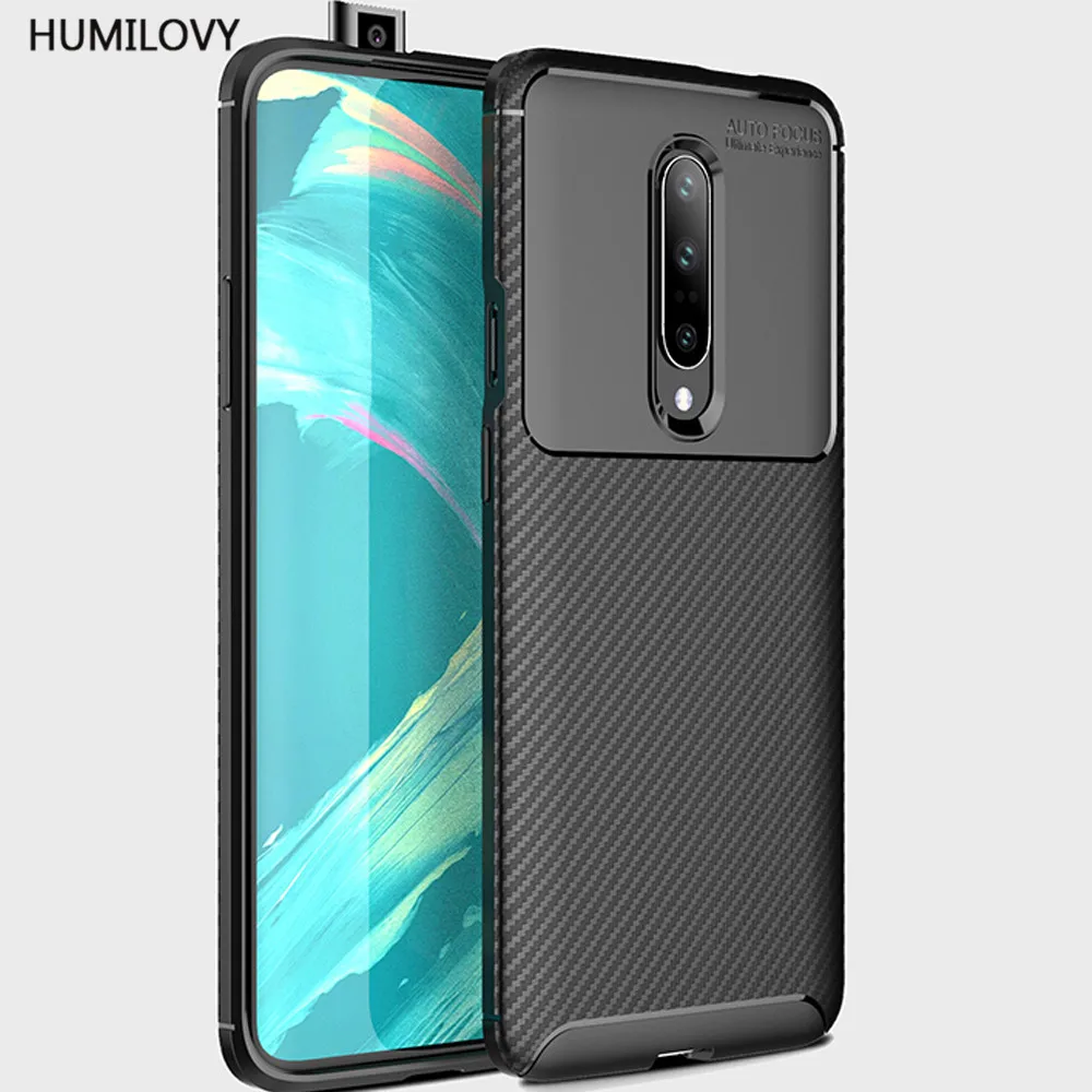 

Carbon fiber textured silicone Case For Fundas Oneplus 7 Pro Case For One Plus 7 Pro Cell Phone Back Cover Oneplus 7 Pro Case