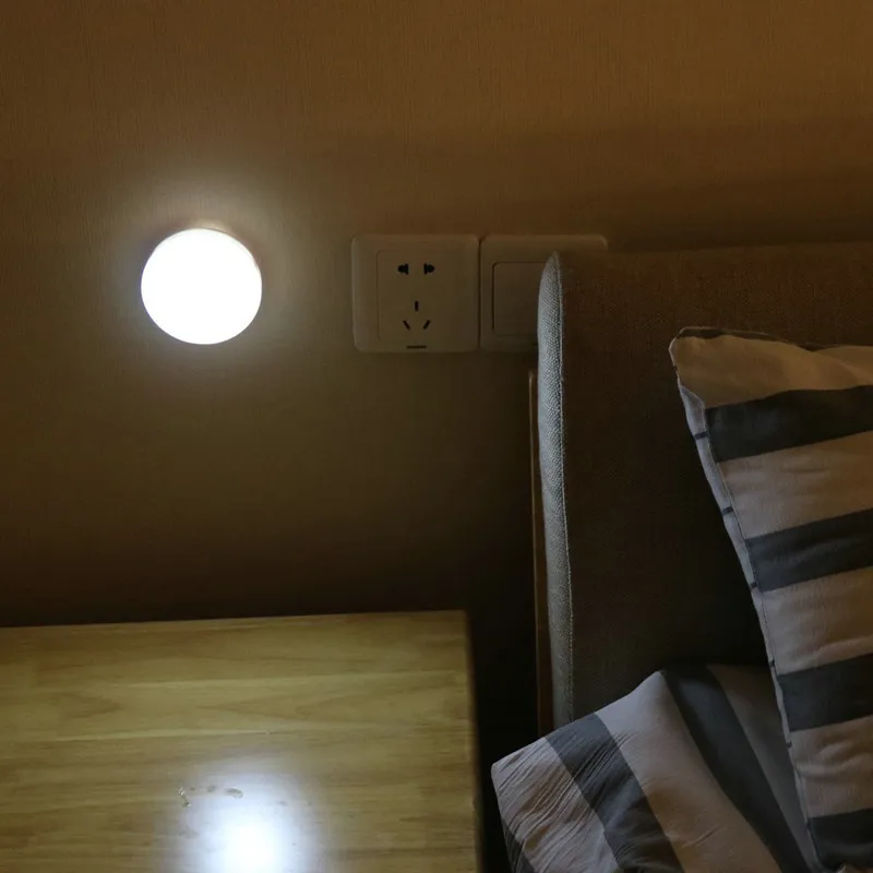 Беспроводной сенсорный затемнение ночные светильники для спальни/гостиной/Кабинета/ванной светодиодный датчик ночник украшения