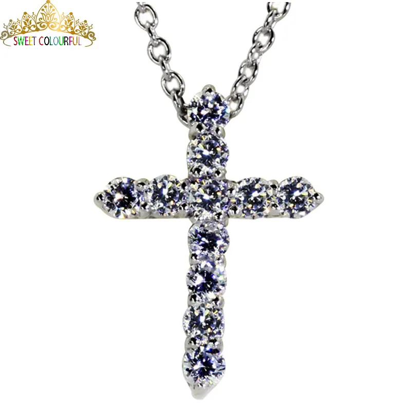 

Jewelry 18K gold moissanite Diamond Necklace Wedding gifts MO-01-3