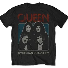 Королевская богемная Рапсодия Фредди Меркурий рок Лицензированная футболка мужская рубашка discout Горячая Новая мода Топ 2018officia