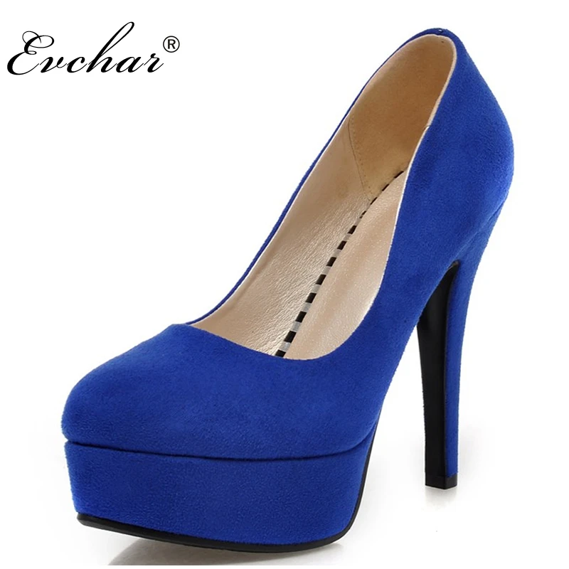 Bombas Nobuck Tamaño Talón Black Manera Mujer 32 715 Cuero Mns 715 Slip 43 Fiesta Nueva red De 715 Plataforma blue Punta Estrecha Del Tacones on La Zapatos Pu Sexy Fino XqH7RT