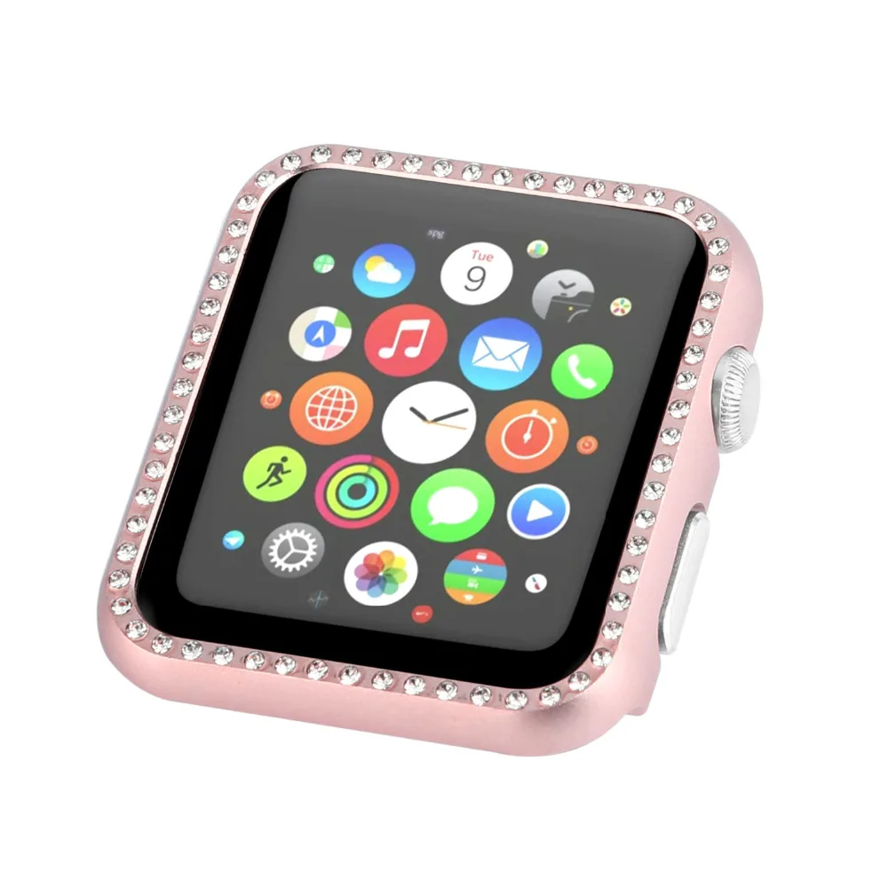 High quality hard shell Protector cover for Apple Watch case Series 4 3 2 1 38mm 42mm 40mm 44mm for iwatch band