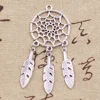5pcs Charms Native Dream Catcher Connector Antique Making Pendant fit,Vintage Tibetan Bronze Silver color,DIY Handmade Jewelry ► Photo 2/4