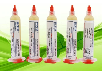 

NC-559-ASM Flux paste lead-free solder flux 100% Clean BGA PCB IC Reballing Soldering Paste Grease Solder Flux+ Needles