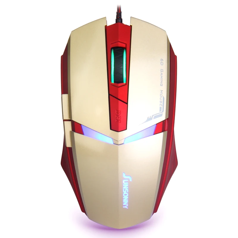 T M30 игровой Мышь Новый Компьютерная мышь Железный человек 2400 Точек на дюйм