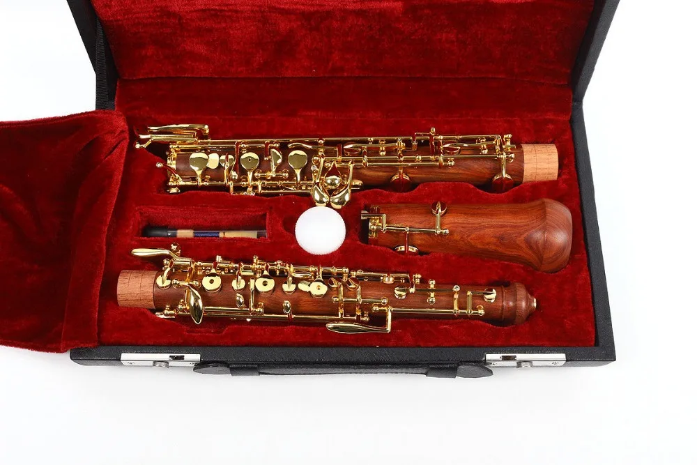 Профессиональный oboe Rosewood C Ключ левый F резонансный золотой ключ с покрытием