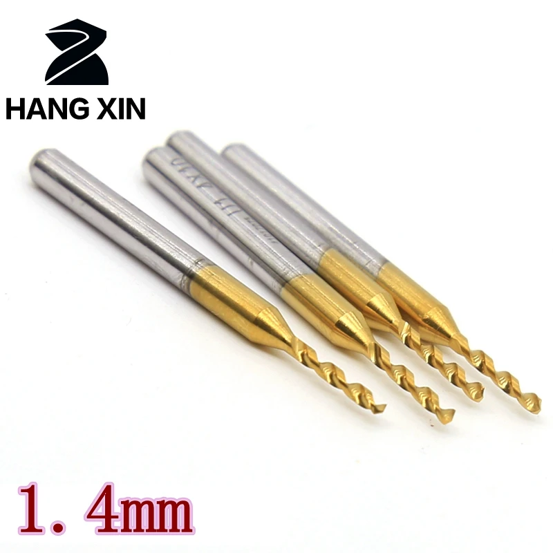 HANGXIN Карбид с титановым покрытием PCB дрель 1 4 мм 10 шт. станок для резки металла ЧПУ