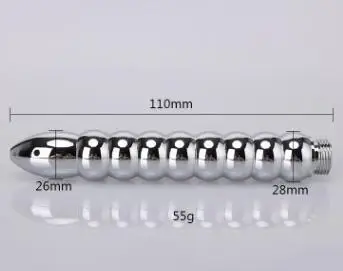 Анальный Душ вагинальный очиститель моющаяся Очищающая клизма душевая головка биде кран для секс-игрушек металлический анальный очиститель Анальная пробка секс-игрушки - Цвет: picture 7