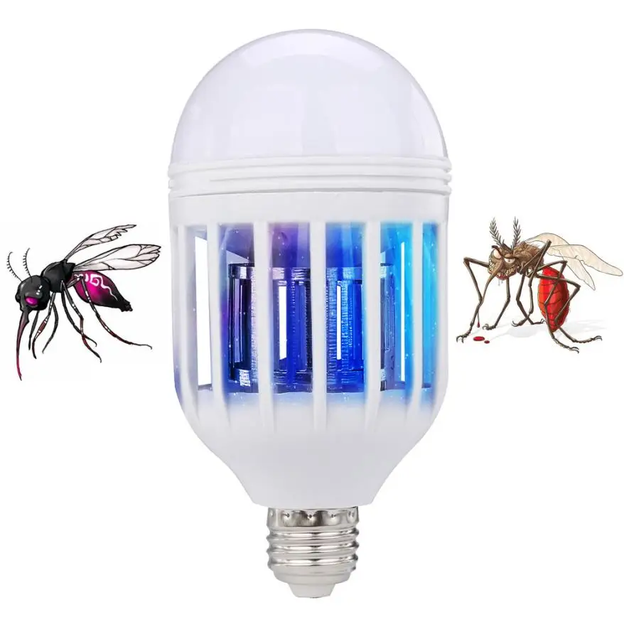 Mosquito Killer New LED Anti Mosquito Bulb 15W 1000LM 6500K Electronic