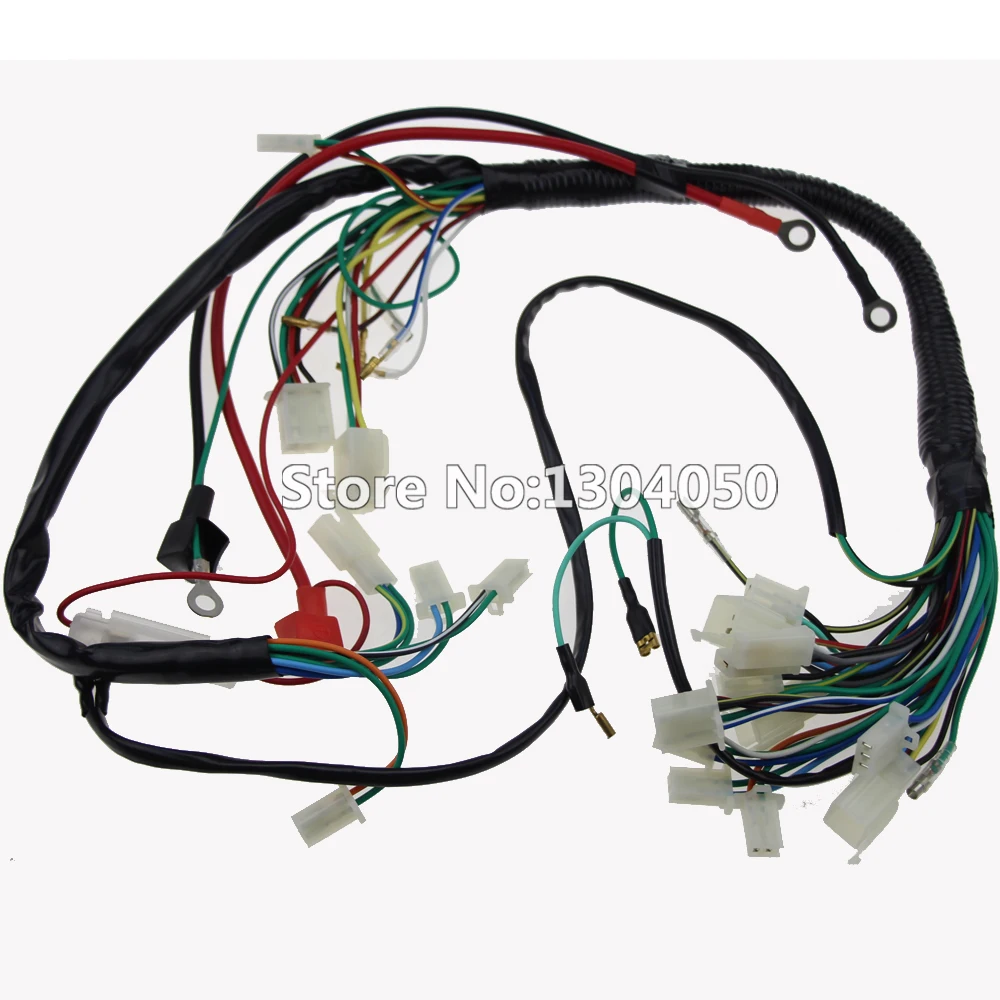 QUAD WIRING HARNESS 70cc 110cc Chinese Electric start 50cc 90cc loom 125cc ATV Pit Bike Go Kart -in Motorbike Ingition from Automobiles & Motorcycles on ...