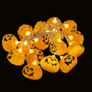 

AC110V/220V 3M 20LEDs 6M 40LEDs Pumpkin LED String Light Pumpkin Lights Halloween Christmas Holiday Decoration Lanterns Light
