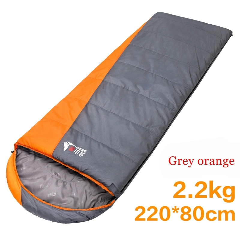 

BSWolf Winter outdoor adult camping sleeping bag thicken envelopes Cold warm lunch break cotton sleeping bag can be spliced