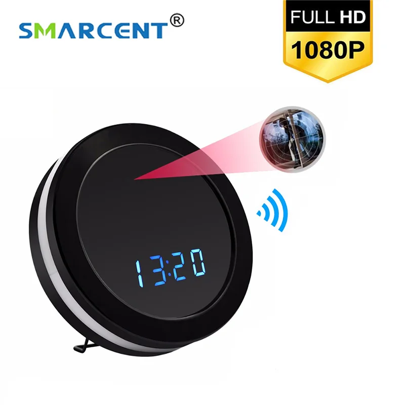 

HD 1080P Table Clock Camera Electronic IP WIFI Camera P2P TV Night Vision Monitor Home Security Monitoring Secret Espion