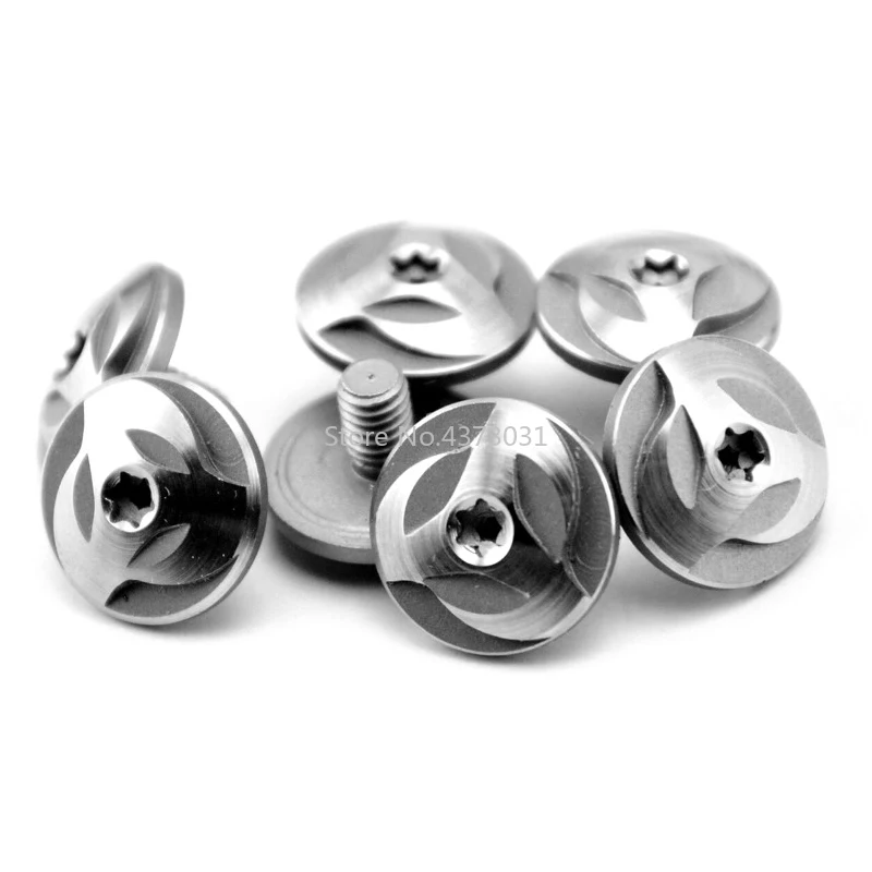 

2Pcs DIY Knife Making knife Handle screw KNIVES whirlwind Rotating rivet Plum flower sharp EDC Spindle screws