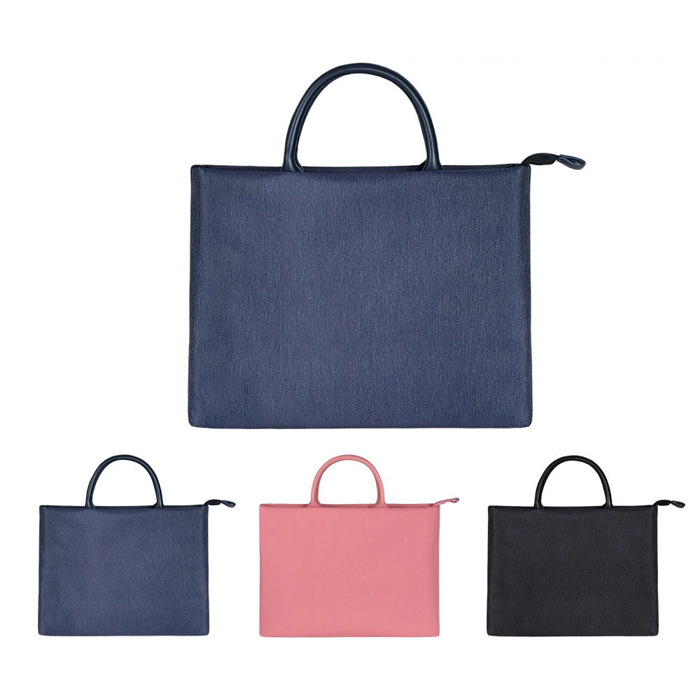 

13.3-15.6 Inch Laptop Tote Bag Notebook Bag Lightweight Nylon Business Work Office Briefcase for MacBook Computer Ultrabook