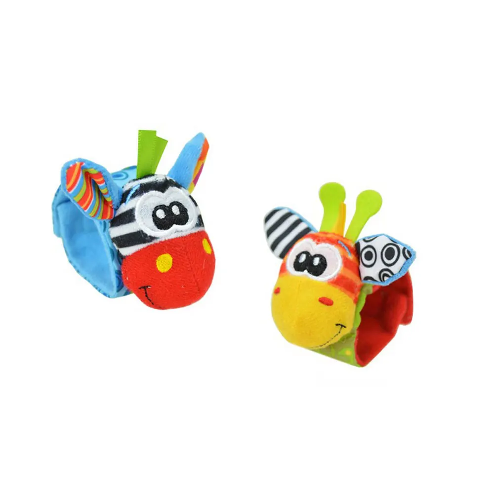 Cartoon Baby Toys 0 12 Months Soft Animal Baby Rattles Children Infant Newborn Plush Sock Baby 4