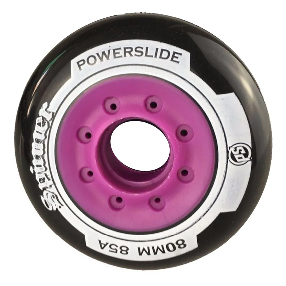 

85A 8PCS Inline Skate Wheels Original Powerslide 80/76/72/68MM Braking Slalom Free Skating Sliding Roller For SEBA Patines Tires