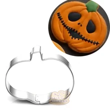 10 шт. Хэллоуин Тыква металла печенья резак формы бисквит Фондант Торт украшения Инструмент штамп формочка для суши кекс Toppers