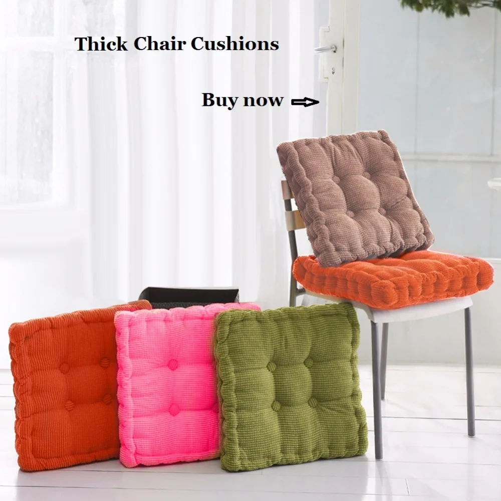 Мягкая удобная домашняя офисная Декор квадратная хлопковая подушка для сиденья Подушка для кресла Сидящая зимняя подушка для сиденья