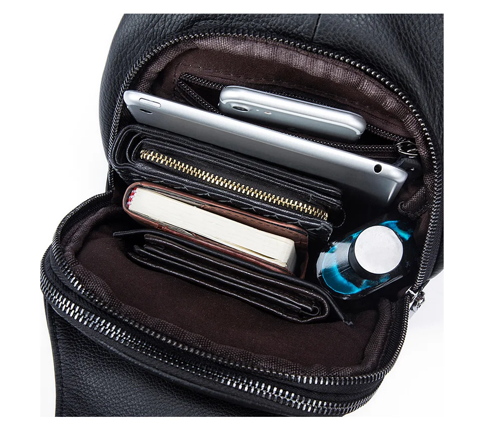 brands leather man bag