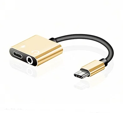 Gold Type C Tongdaytech type C адаптер для зарядки Aux аудио музыкальный адаптер type C до 3,5 мм разъем для наушников адаптер для Xiaomi Mi 6 huawei - Цвет: Gold Type C