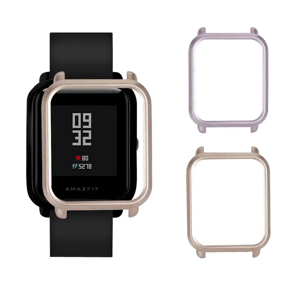 

Slim Colorful Frame PC Case Cover Protect Shell For Huami Amazfit Bip Younth Watch Specially designed for Xiaomi Huami Q70